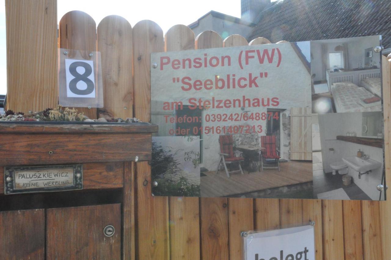 Pension "Seeblick" Am Stelzenhaus Dornburg  Экстерьер фото